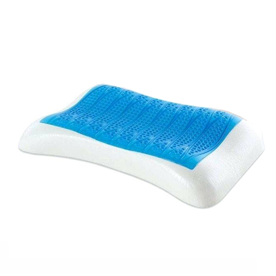 Détendez l'oreiller de refroidissement réversible de mousse de mémoire de gel de 7cm